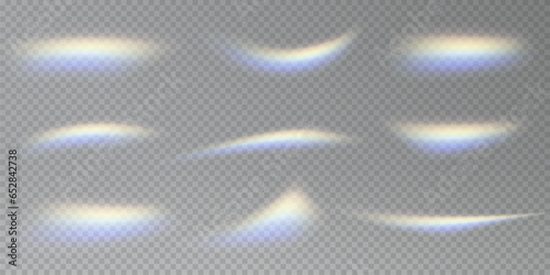 Vector rainbow crystal lights png. Light effect of a diamond explosion with glare. Blur effect with floating delicate sparkles and glass. Soaring plasma effect.	
