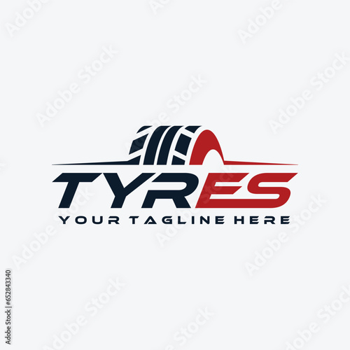 Tire Logo Design. Automotive, Car Showroom, Car Dealer Logo Design Vector,Perfect logo for business related to automotive industry