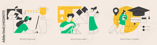 Learning opportunity abstract concept vector illustrations.