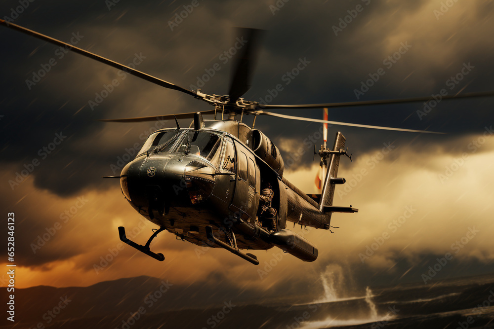 helicopter with a cool shape helicopter with a cool shape
