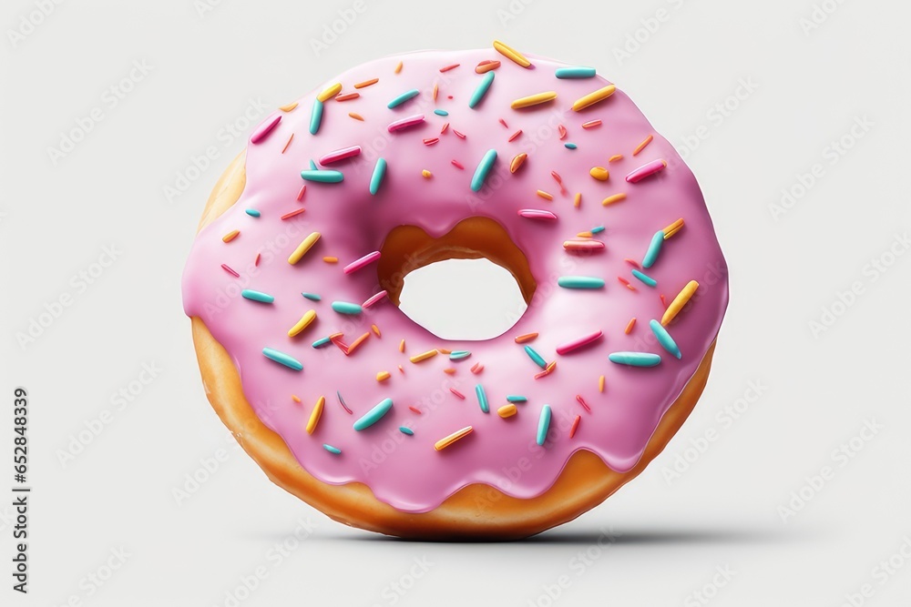 donut isolated on white donut isolated on white