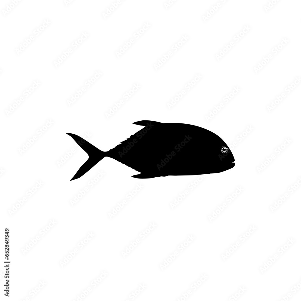 The giant trevally (Caranx ignobilis), also known as the lowly trevally