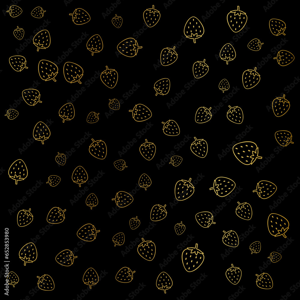 strawberry gold pattern, strawberry gold background strawberry gold pattern, strawberry gold background