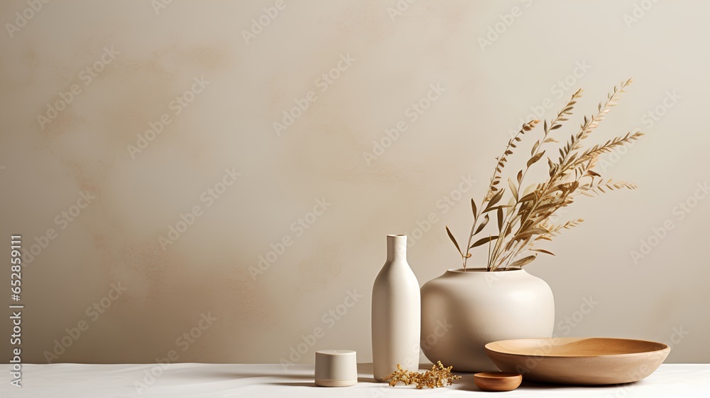 Blank abstract mockup that displays a diverse range of natural and organic health and wellness products. Carefully arranged, showcasing their unique packaging and promoting a healthy lifestyle. Blank abstract mockup that displays a diverse range of natural and organic health and wellness products. Carefully arranged, showcasing their unique packaging and promoting a healthy lifestyle.