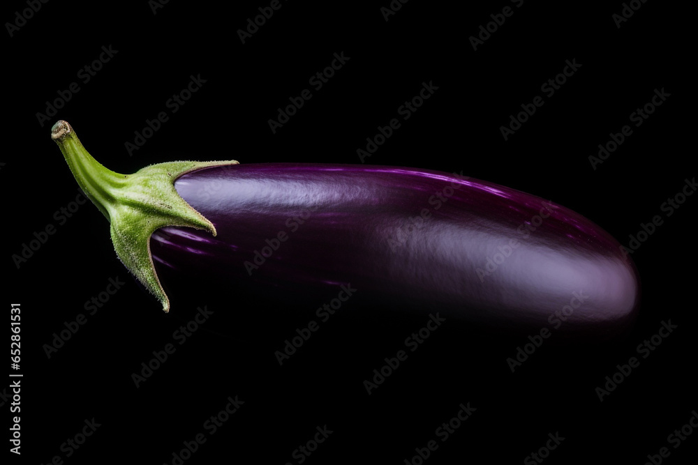purple eggplant fruit on isolated background purple eggplant fruit on isolated background