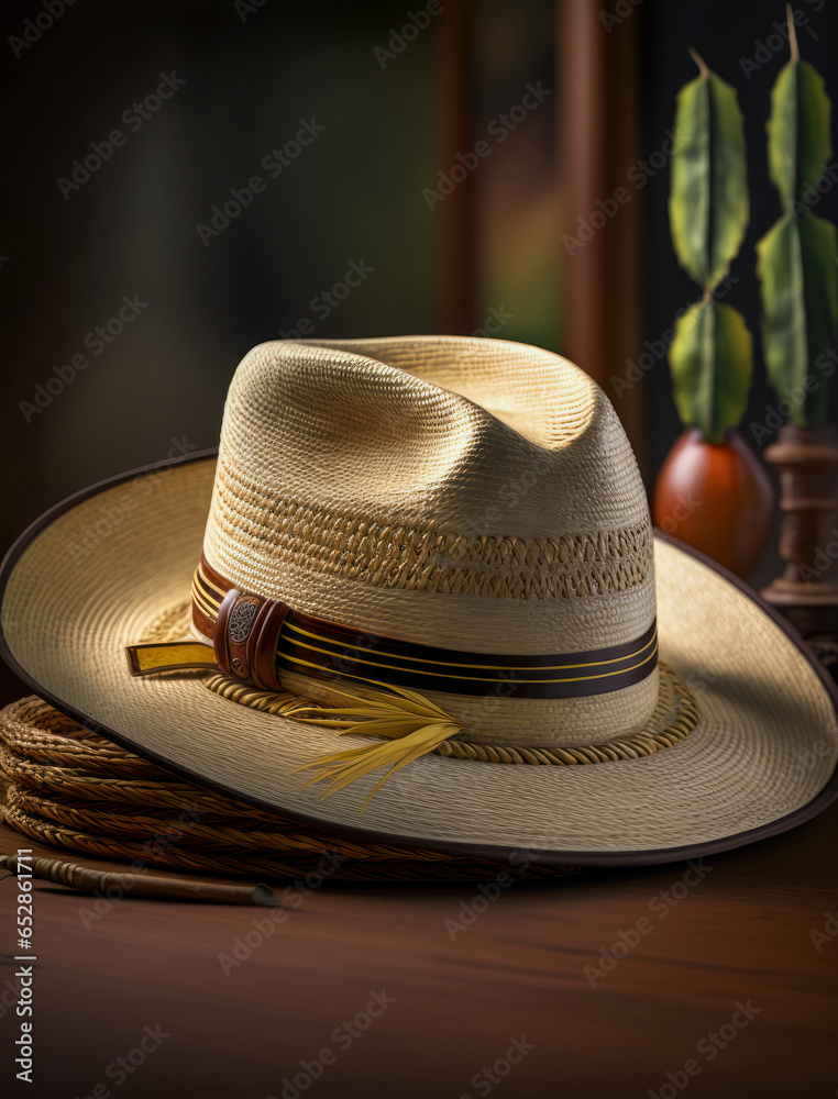 Stylish Panama Hat Made of Straw