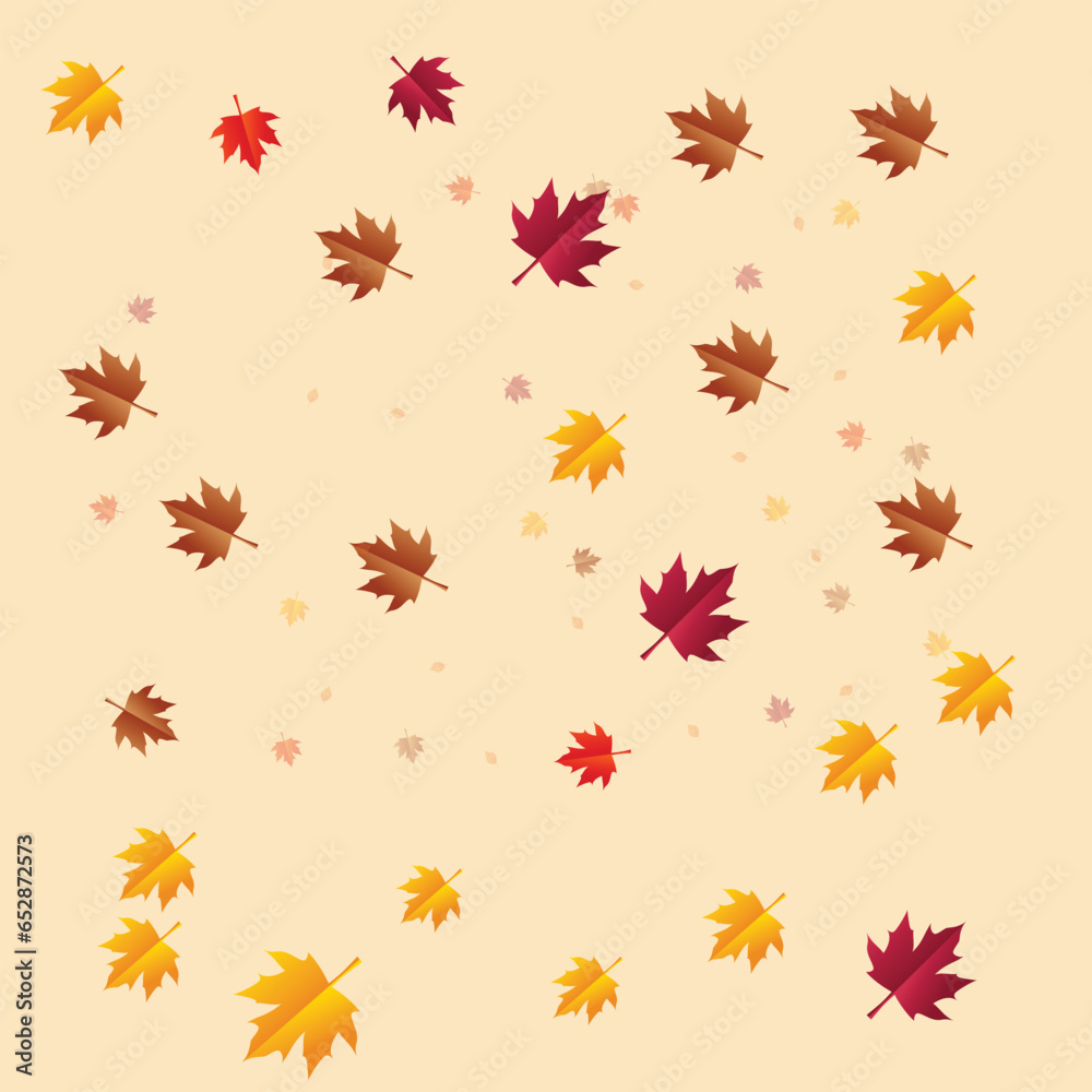 autumn vibe welcome october vector illustration background
