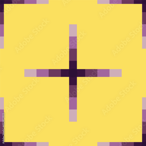 Seamless Abstract Pattern from Plus Cross Symbols