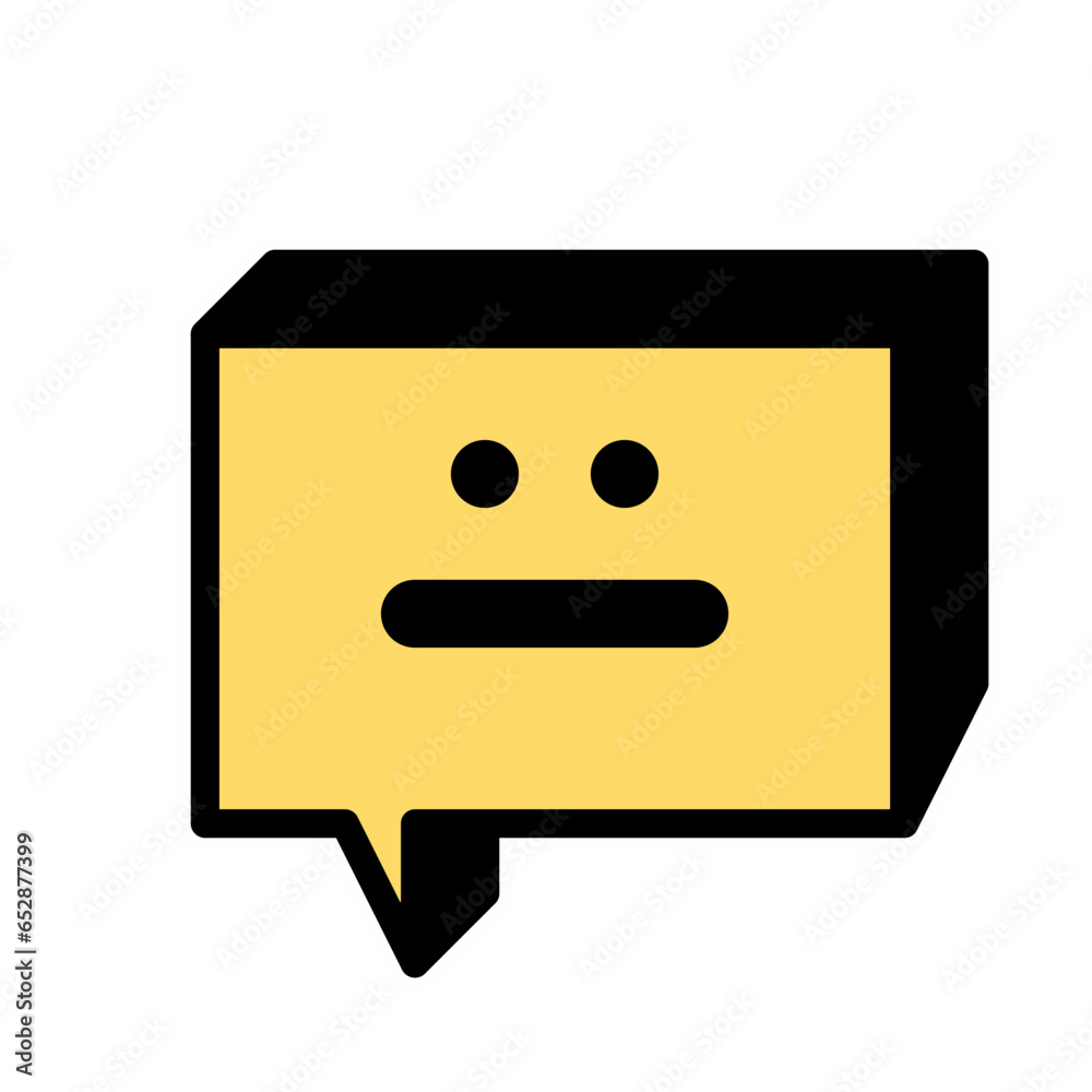 flat chat box sticker emoticon flat chat box sticker emoticon