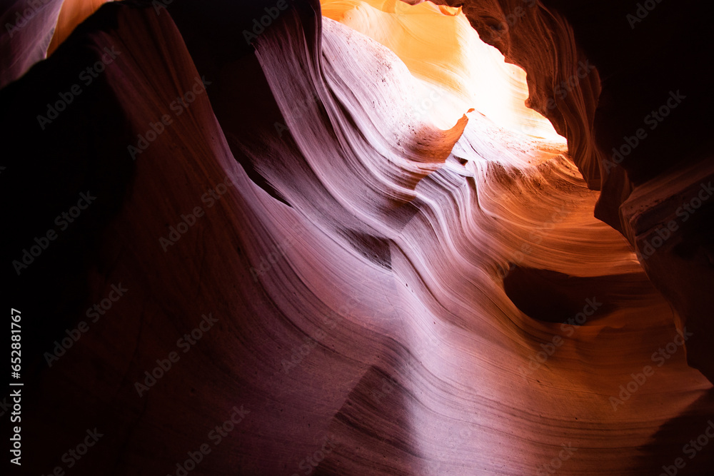 This is a landscape piece done in Antelope Canyon in the United States it was completed by MJFOX Film and Photography. 