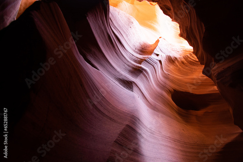 This is a landscape piece done in Antelope Canyon in the United States it was completed by MJFOX Film and Photography. 