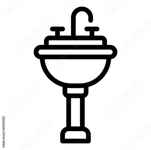 Sink Vector Icon Design Illustration