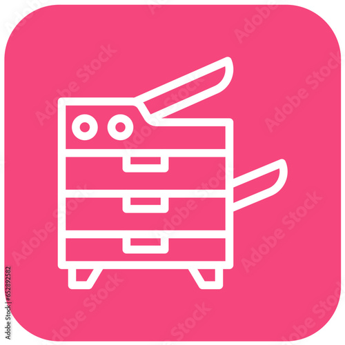 Photocopier Vector Icon Design Illustration