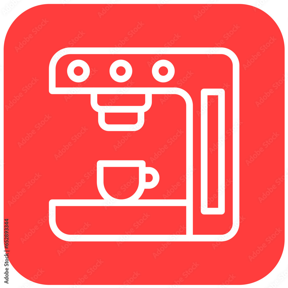 Coffee Machine Vector Icon Design Illustration Coffee Machine Vector Icon Design Illustration