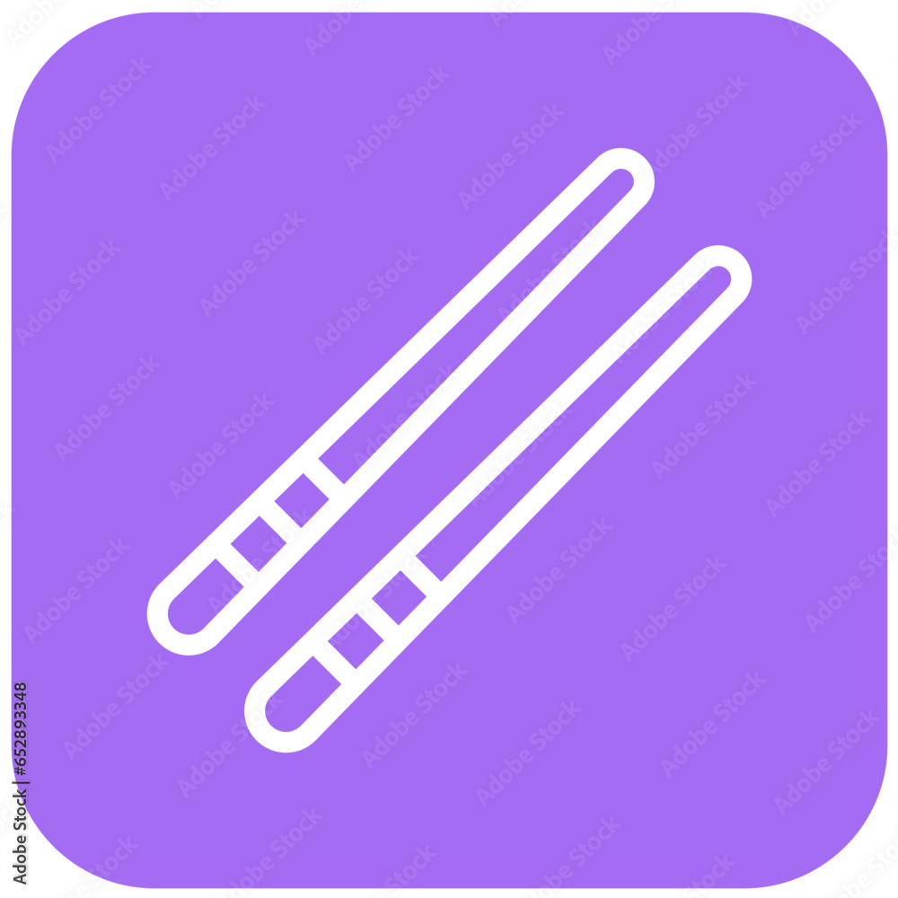 Chopsticks Vector Icon Design Illustration