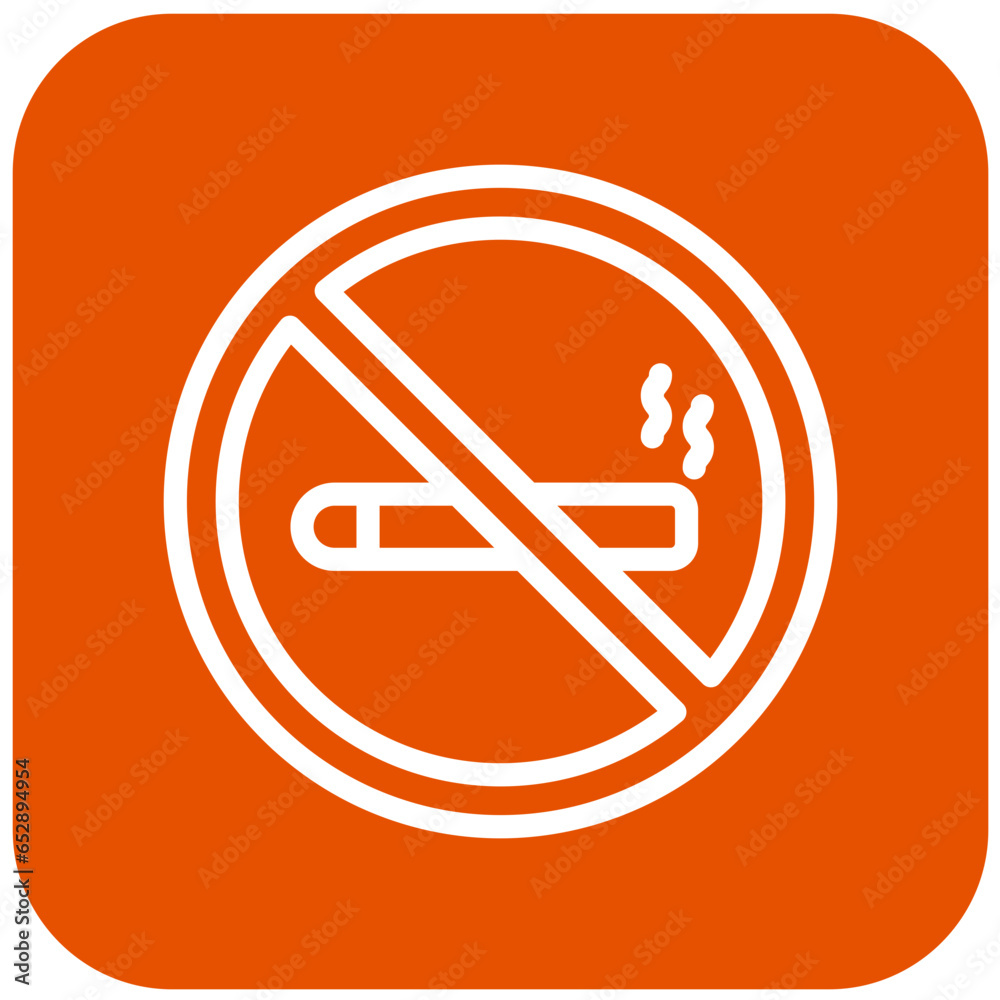 No Smoking Vector Icon Design Illustration No Smoking Vector Icon Design Illustration