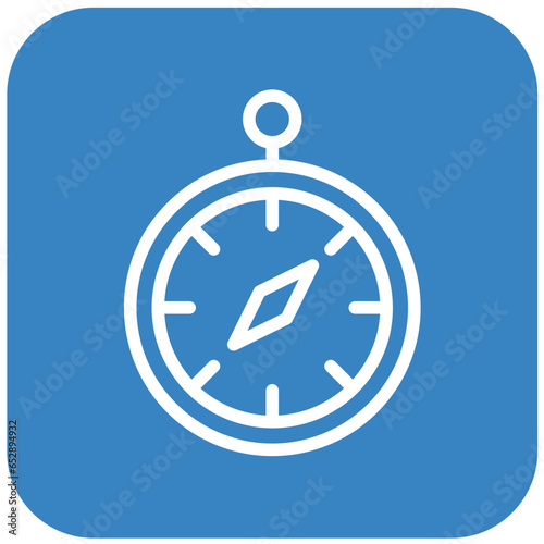 Chronometer Vector Icon Design Illustration