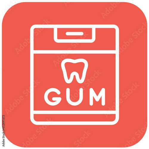 Chewing Gum Vector Icon Design Illustration