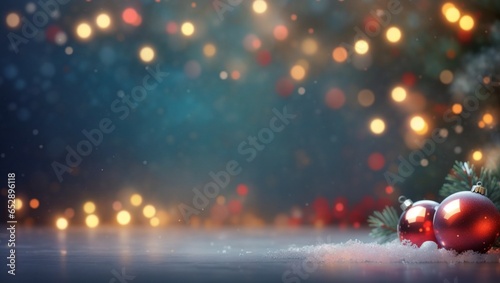 christmas tree with lights photo