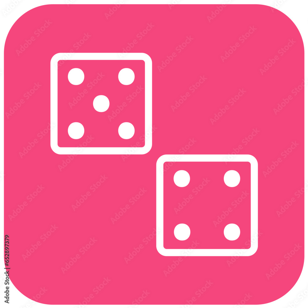 Dices Vector Icon Design Illustration Dices Vector Icon Design Illustration