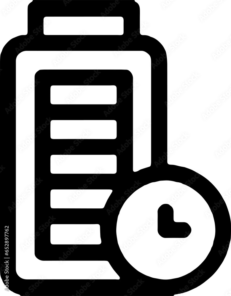 Battery icon isolated on white background Battery icon isolated on white background
