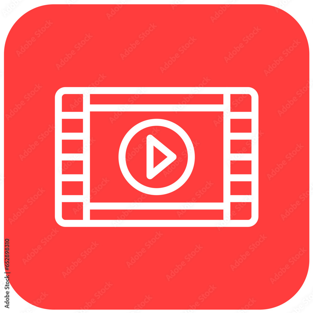 Video Vector Icon Design Illustration Video Vector Icon Design Illustration