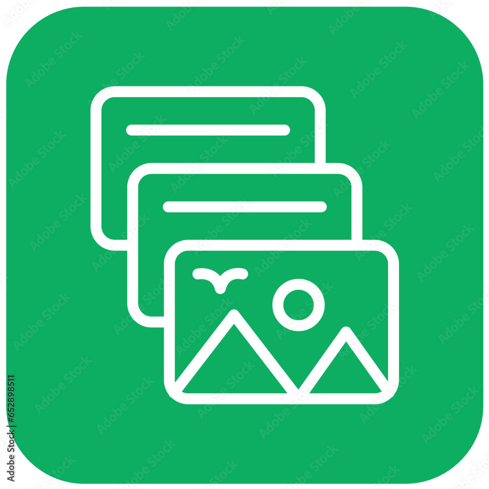 Continuous shot Vector Icon Design Illustration Continuous shot Vector Icon Design Illustration