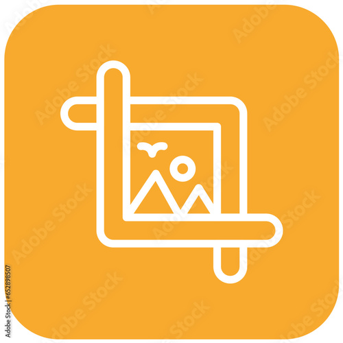 Crop Vector Icon Design Illustration
