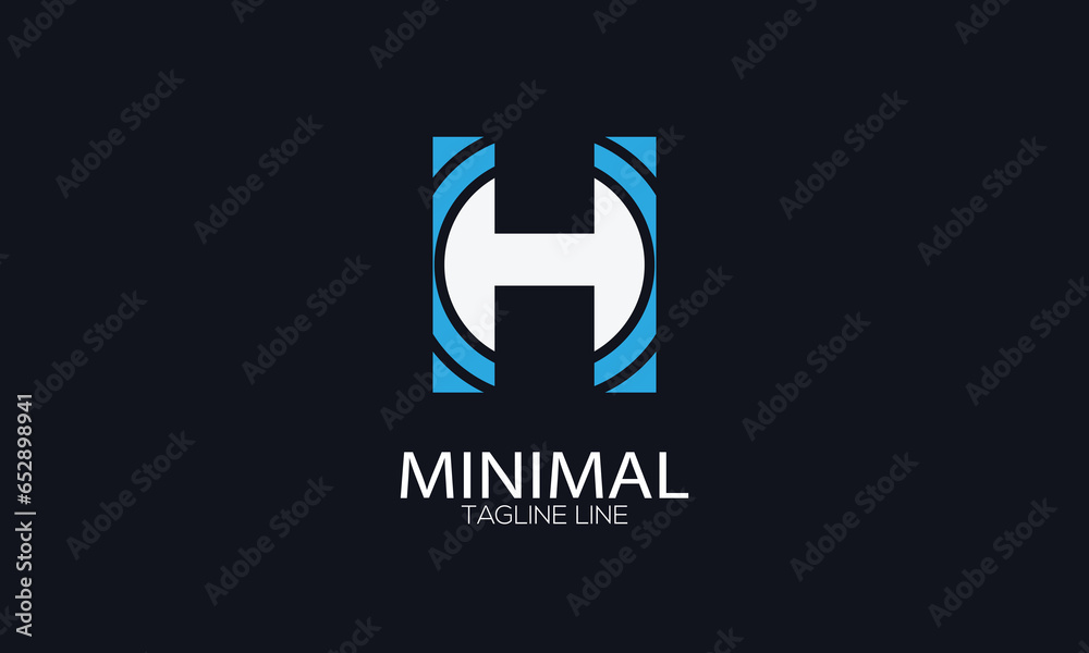 letter icon H vector letter icon H vector
