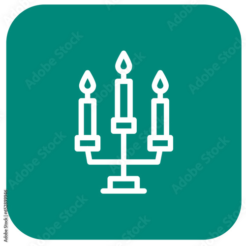 Candles Vector Icon Design Illustration