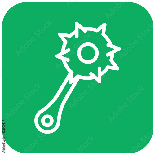 Mace Vector Icon Design Illustration