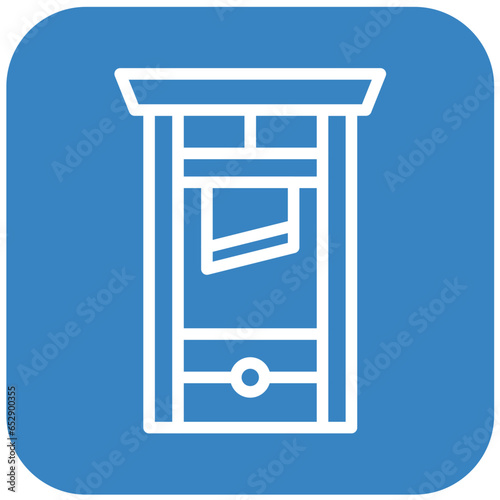 Guillotine Vector Icon Design Illustration
