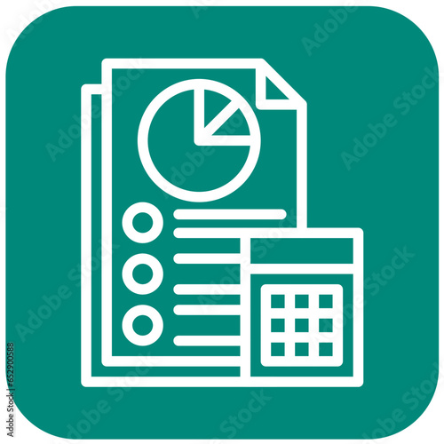 Accounting Vector Icon Design Illustration