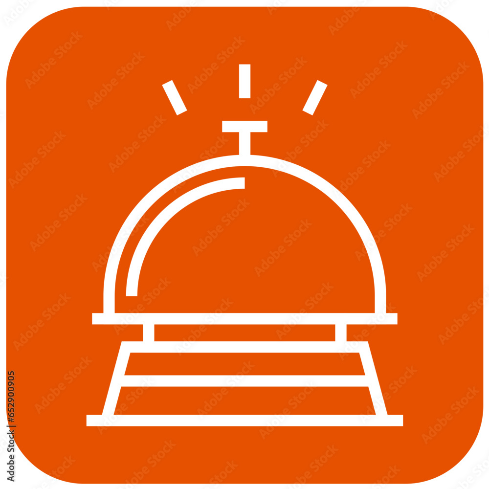 Hotel bell Vector Icon Design Illustration