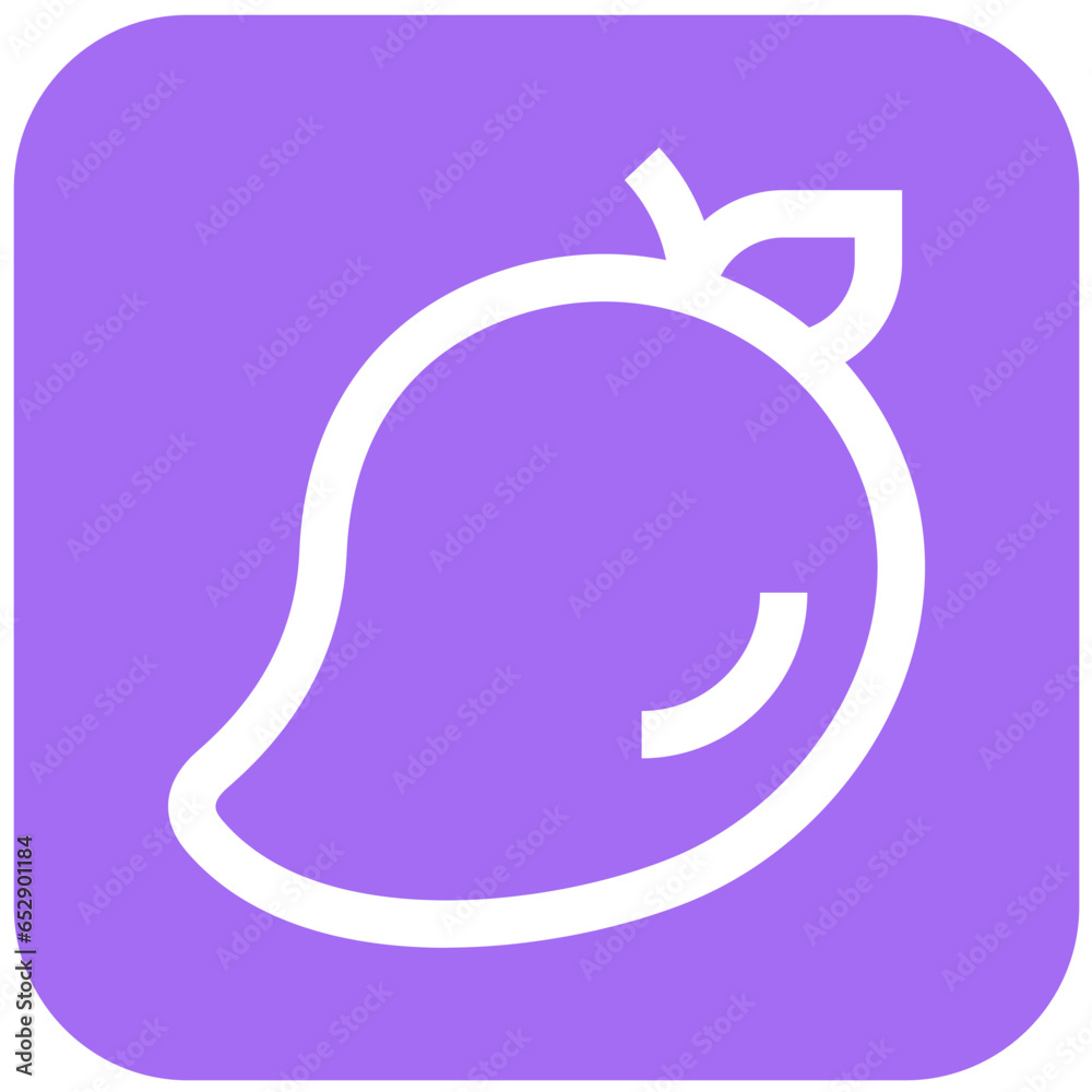 Mango Vector Icon Design Illustration Mango Vector Icon Design Illustration