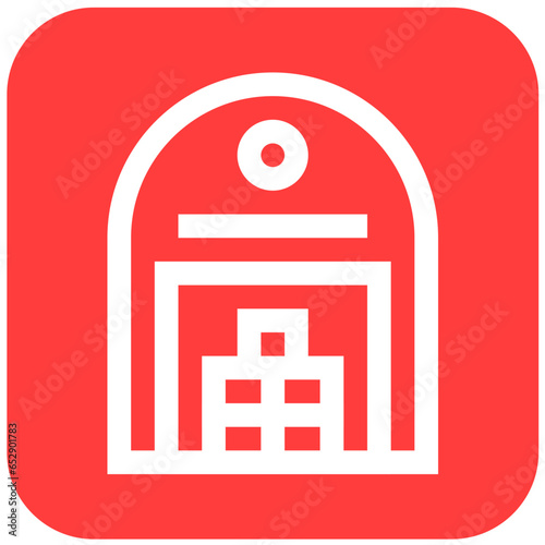 Warehouse Vector Icon Design Illustration