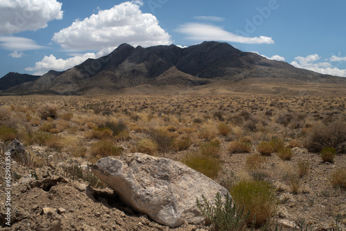 desert mountain with sky