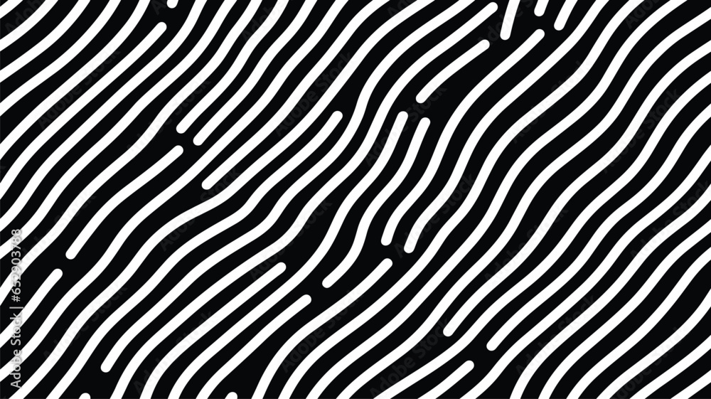 , Seamless pattern with black rounded diagonal lines. Abstract vector background. , Seamless pattern with black rounded diagonal lines. Abstract vector background.