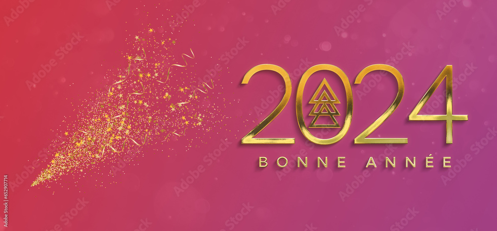 Happy new year. French greeting