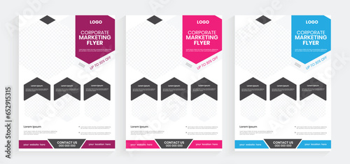 Catalog theme style corporate business best flyer design, A4 size business proposal, Newest handout publication, and A4 clean paper sheet design