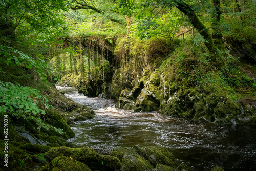 River in full flood after a lot of rain, North Rain photo