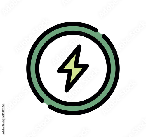 Eco related icon outline and linear vector.