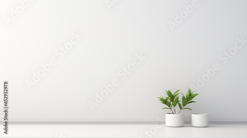 Clean and minimalistic white background