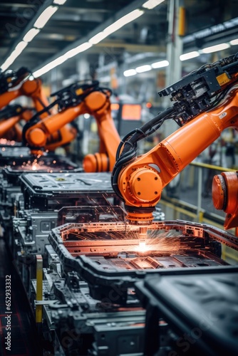 Smart industry robot arms f...