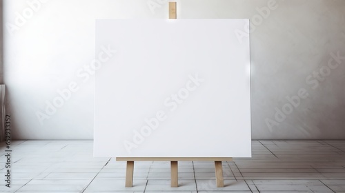 Pure white canvas for creative freedom