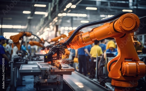 Smart industry robot arms f...