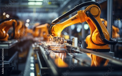 Smart industry robot arms f...