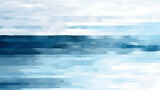 Abstract Ocean Horizon Background - Digital Sea Painting for Wallpaper, Banners - Generative AI