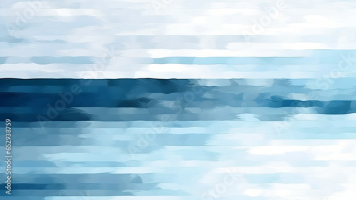 Abstract Ocean Horizon Background - Digital Sea Painting for Wallpaper, Banners - Generative AI © Pinon Road