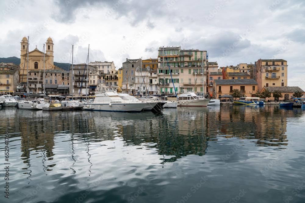 Bastia, atmospheric port city in Corsica